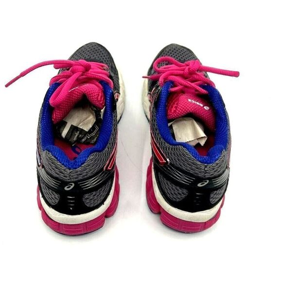 Asics Womens Gel Flux 2 Running Shoes Multicolor T568N Low Top Lace Up 6 - Picture 4 of 9